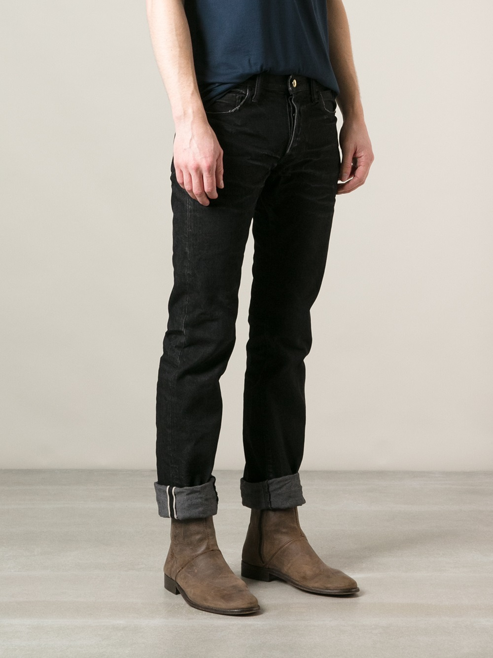Lyst - Prps Noir Straight Leg Jeans in Black for Men