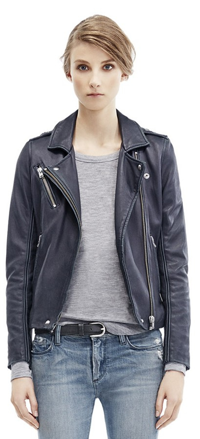 Iro Tara Leather Jacket Navy Cairoamani Com Iro Tara Leather Jacket Navy Cairoamani Com