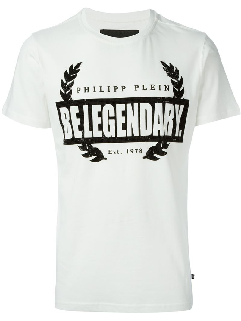 Lyst - Philipp Plein 'be Legendary' T-shirt in White for Men