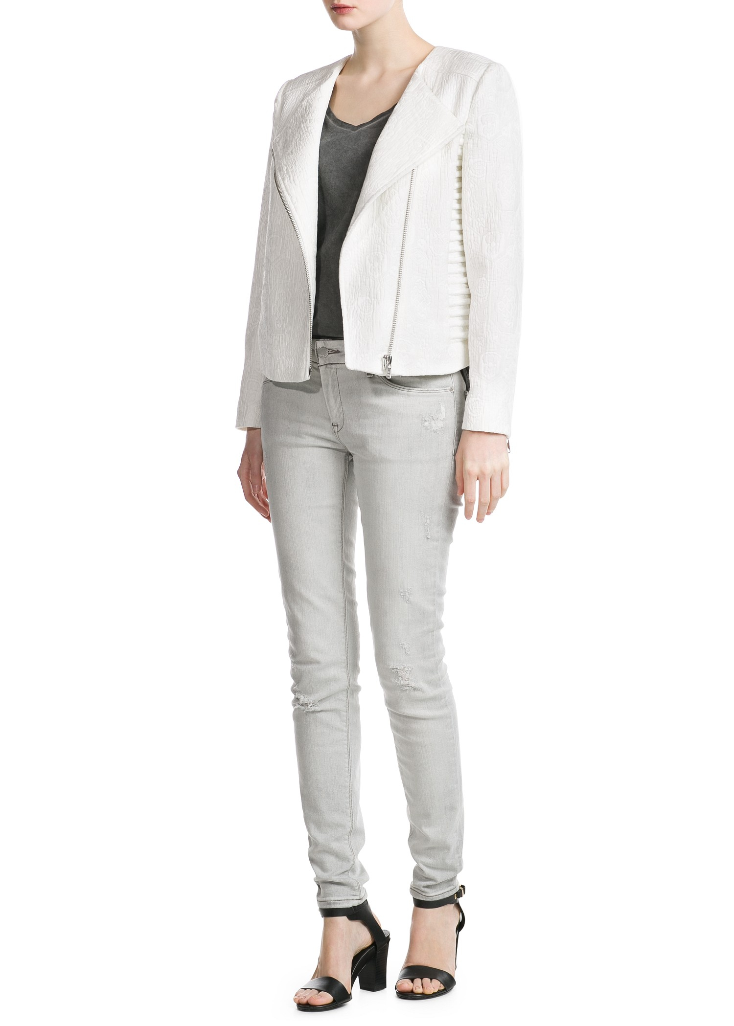 white jacket mango
