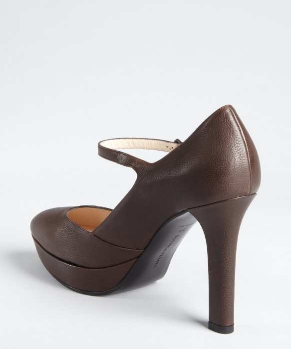 brown bottega heels