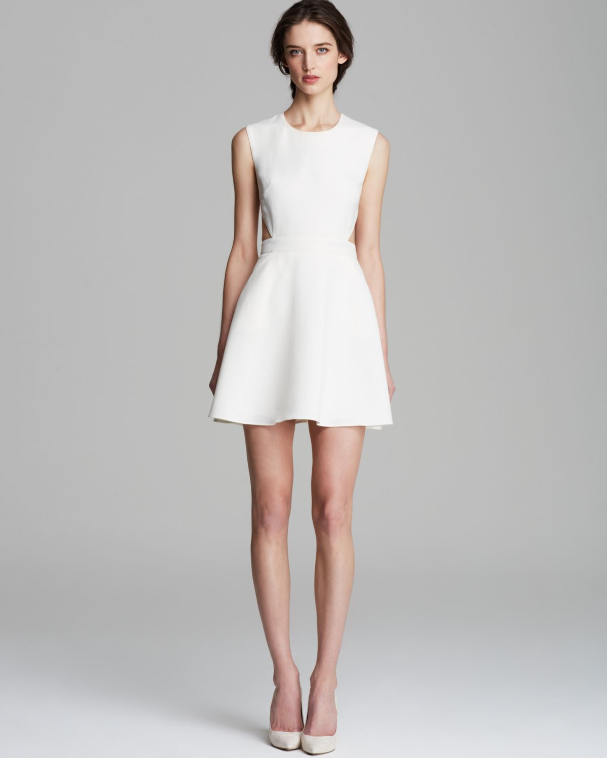 Lyst Rachel Zoe Dress Leigh Cut Out In White Gallery