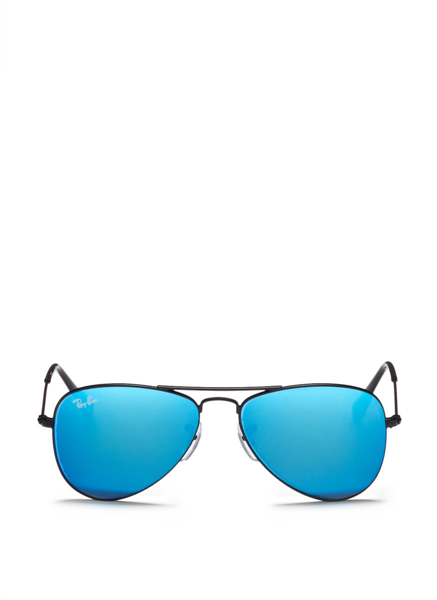 ray ban metal aviator sunglasses