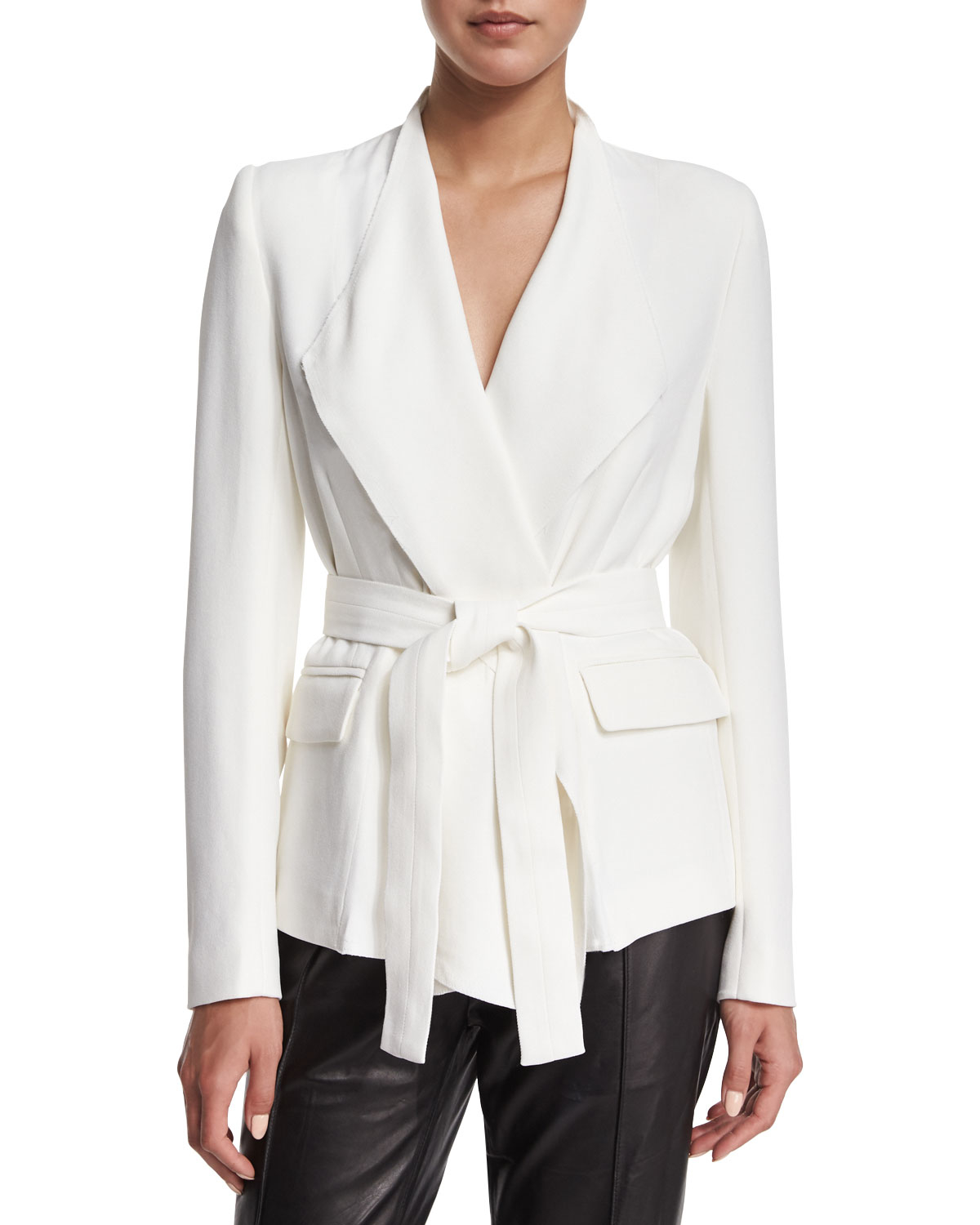 Iro Cleland Tie-waist Jacket in White | Lyst