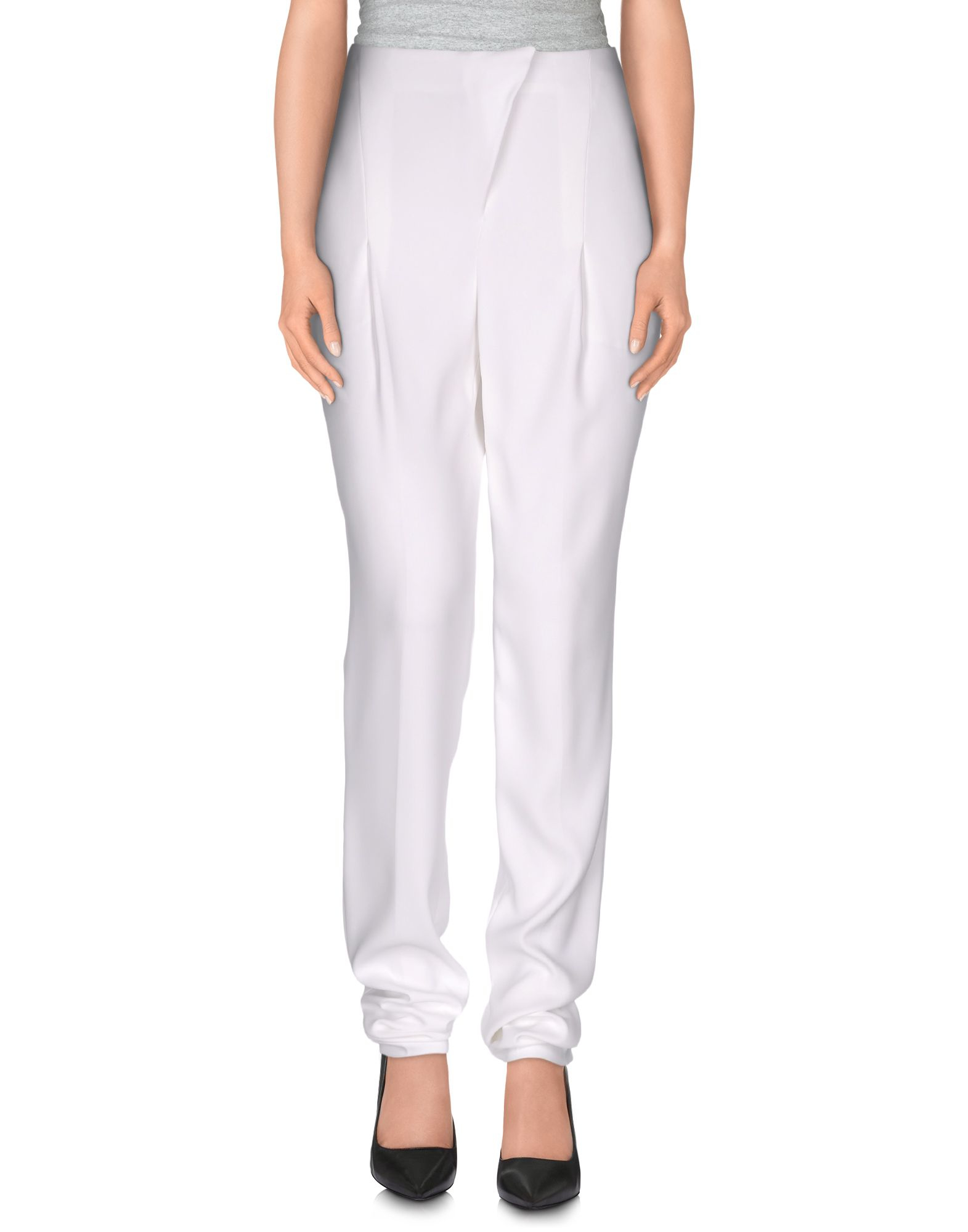 white casual pants