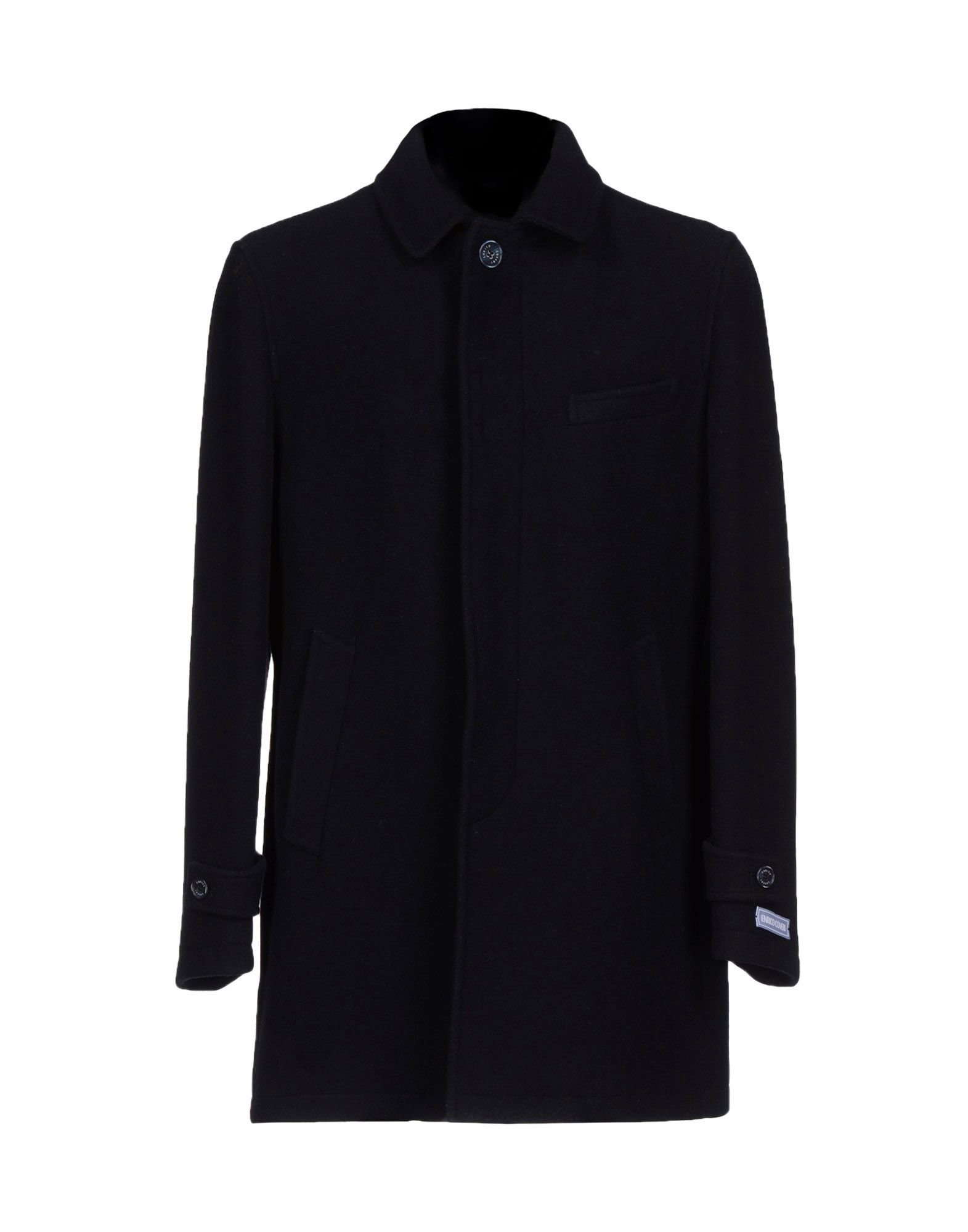 Enrico coveri Coat in Black for Men