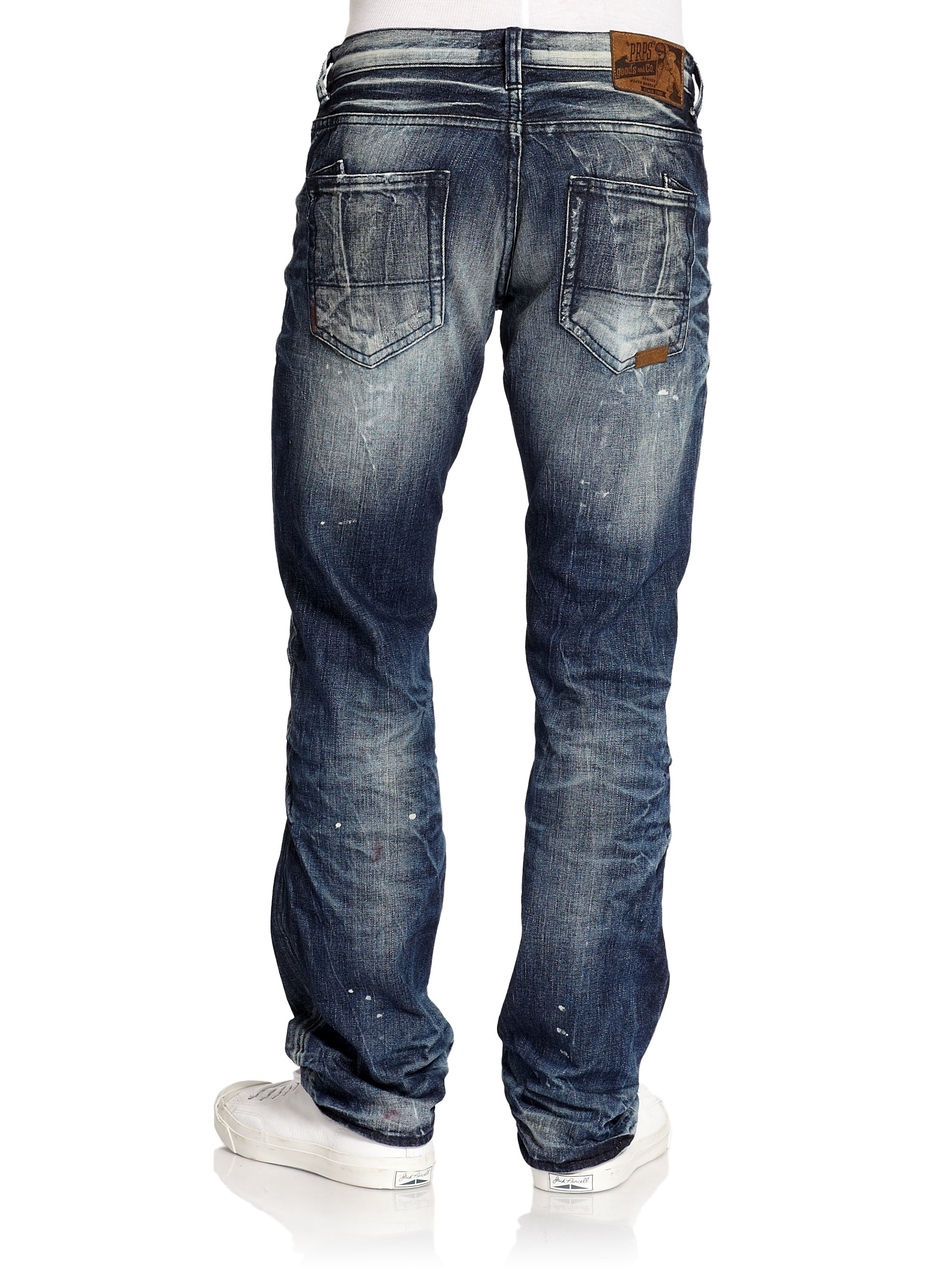 Lyst - Prps Shining Wall Faded Straightleg Jeans in Blue for Men