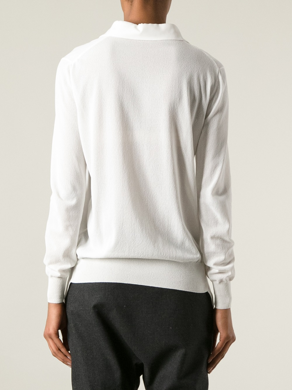 gucci long sleeve white shirt