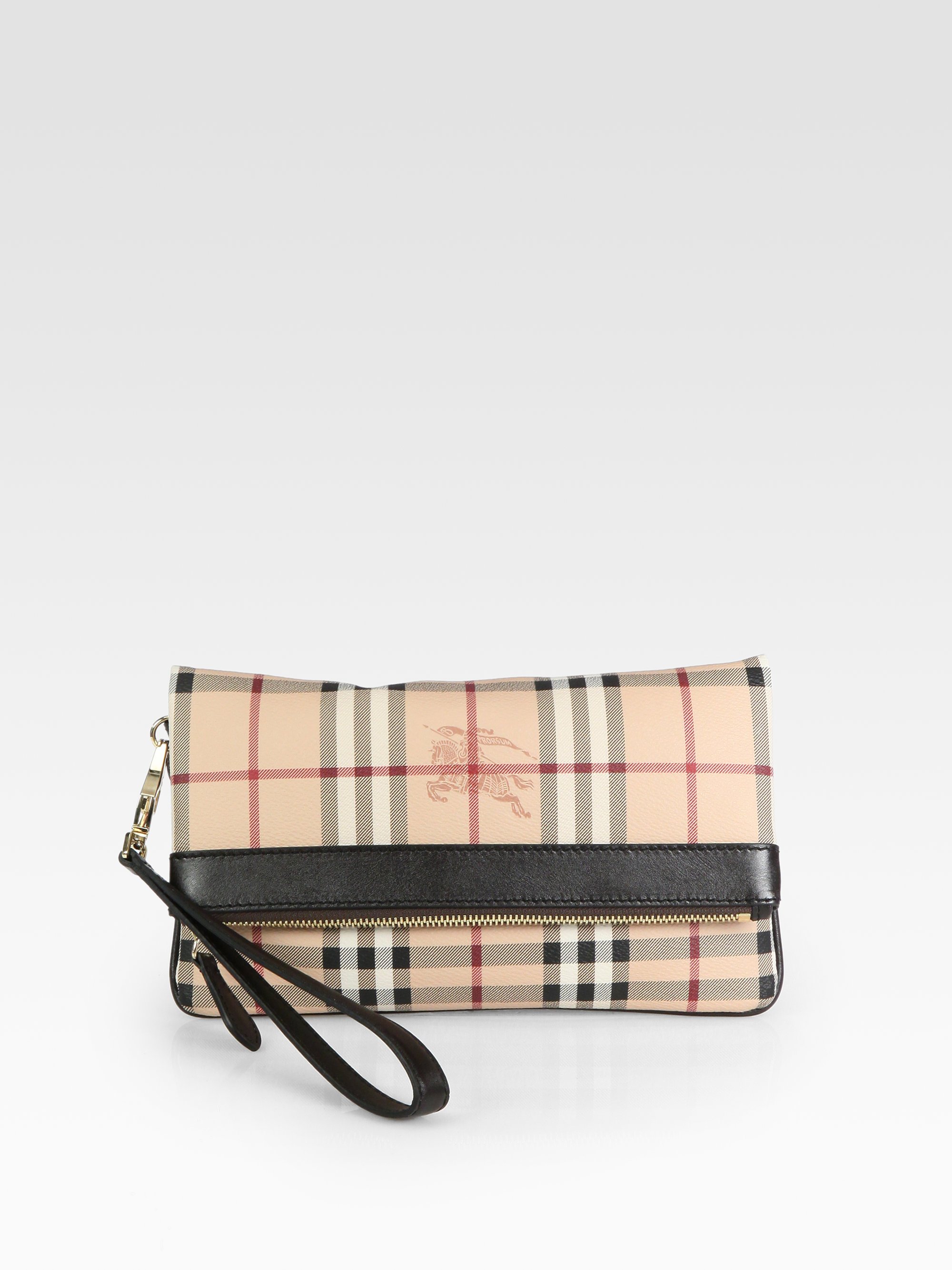 Burberry Adeline Clutch in Natural | Lyst