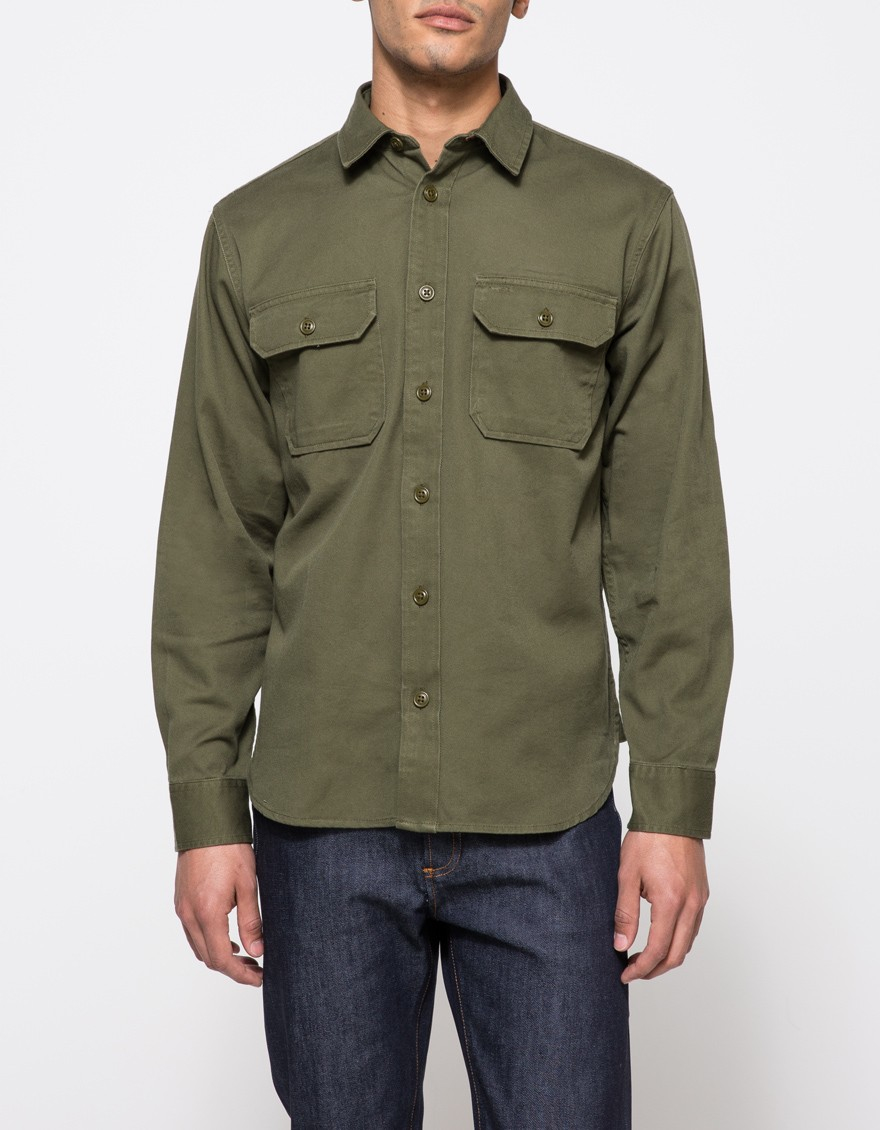 Lyst - Filson Chino Shirt In Olive in Green for Men