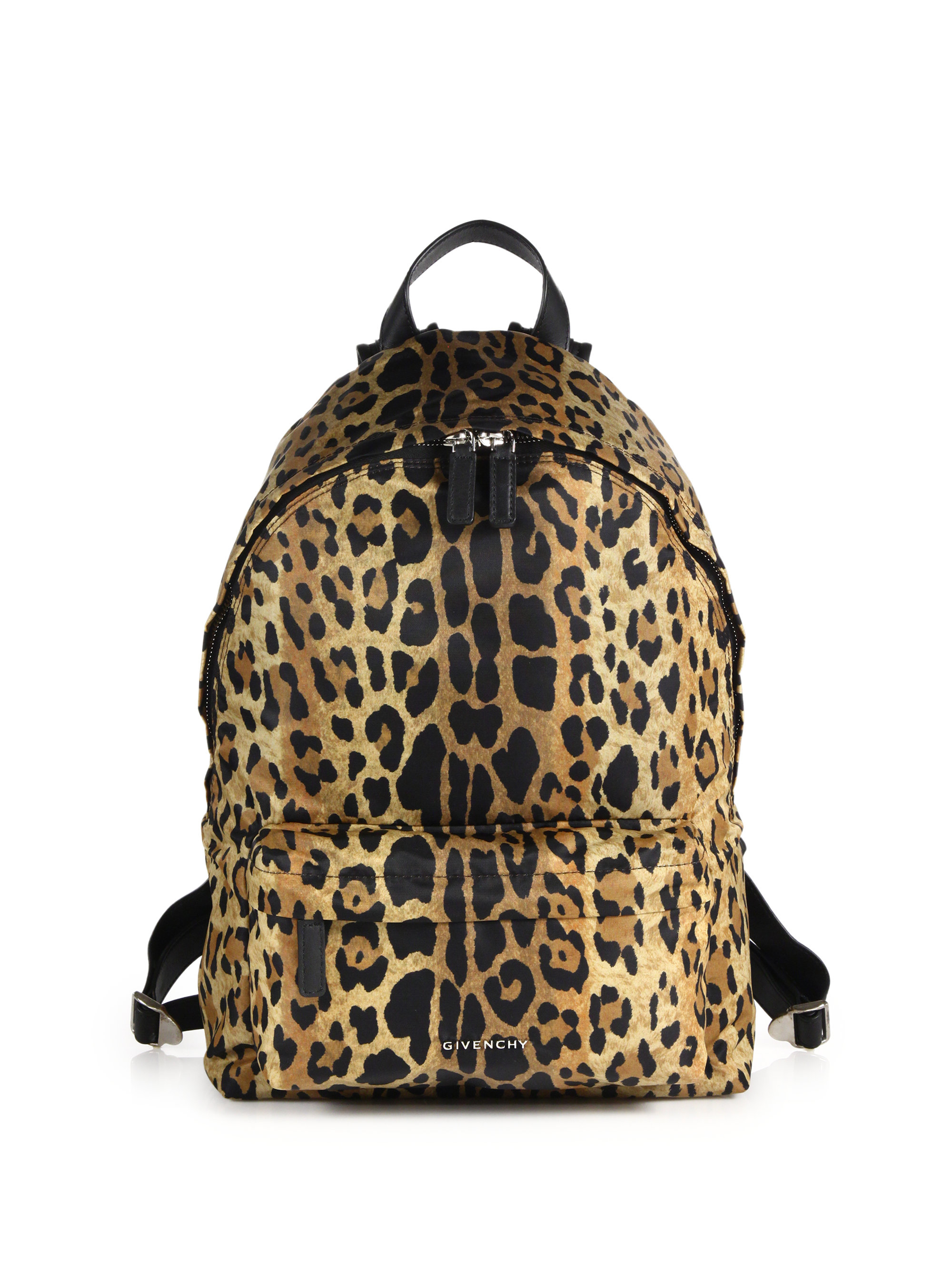 orange prada handbags - Givenchy Small Leopard-print Nylon Backpack in Animal (leopard) | Lyst