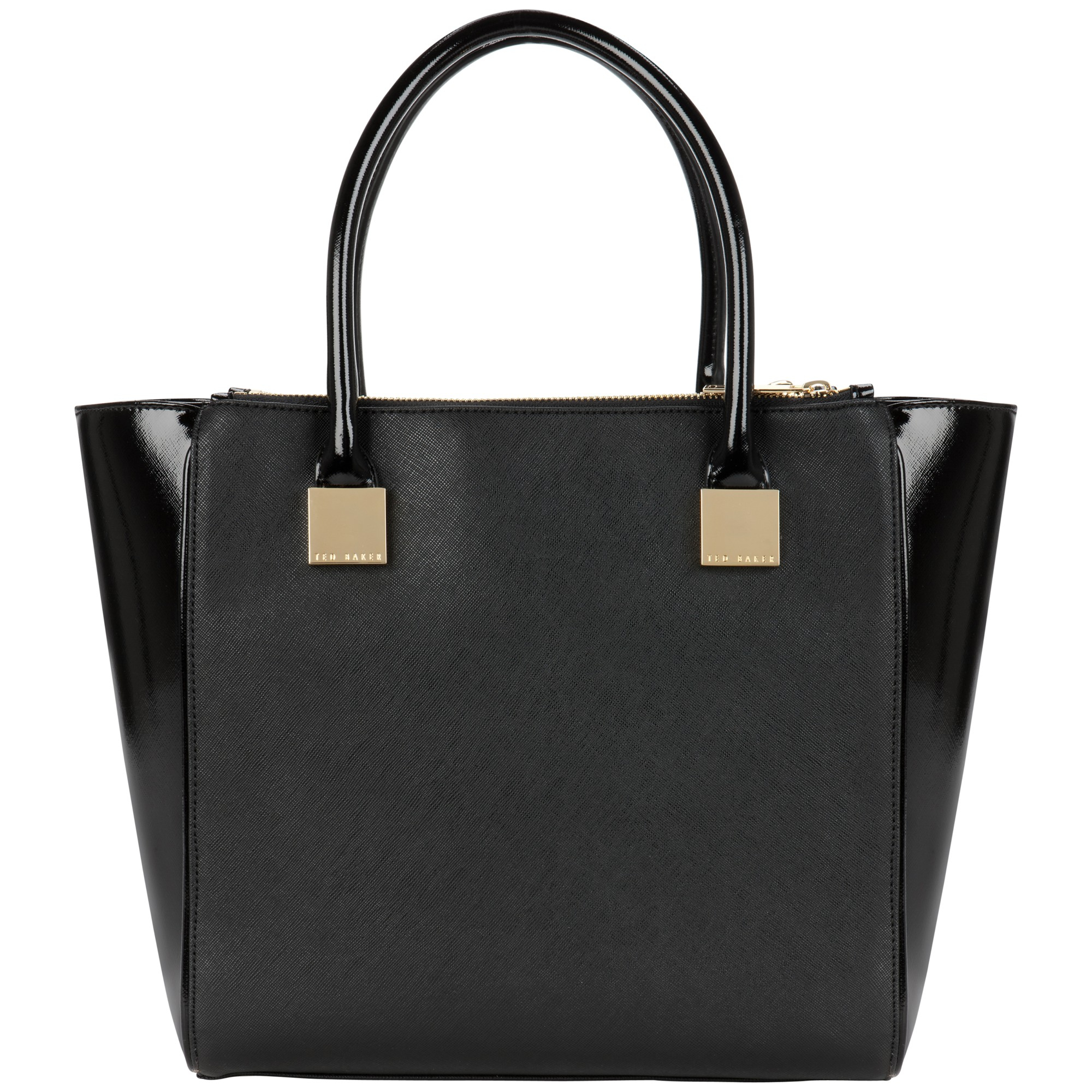 Ted Baker Merina Crosshatch Shopper Bag in Black | Lyst