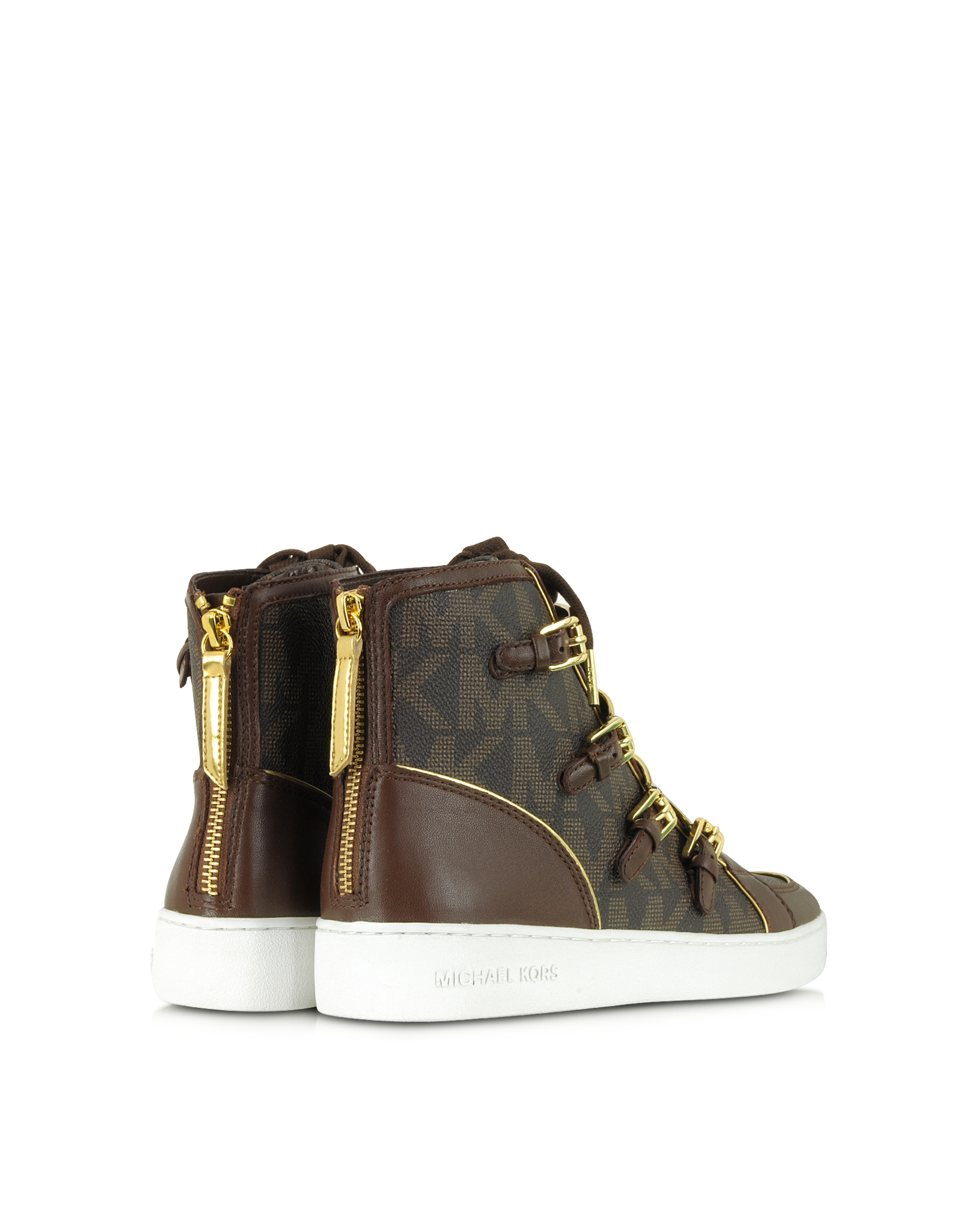 brown high top sneaker