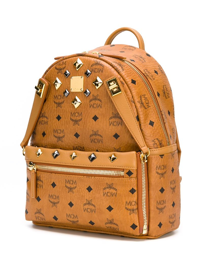 Lyst - Mcm Small 'dual Stark' Backpack in Brown