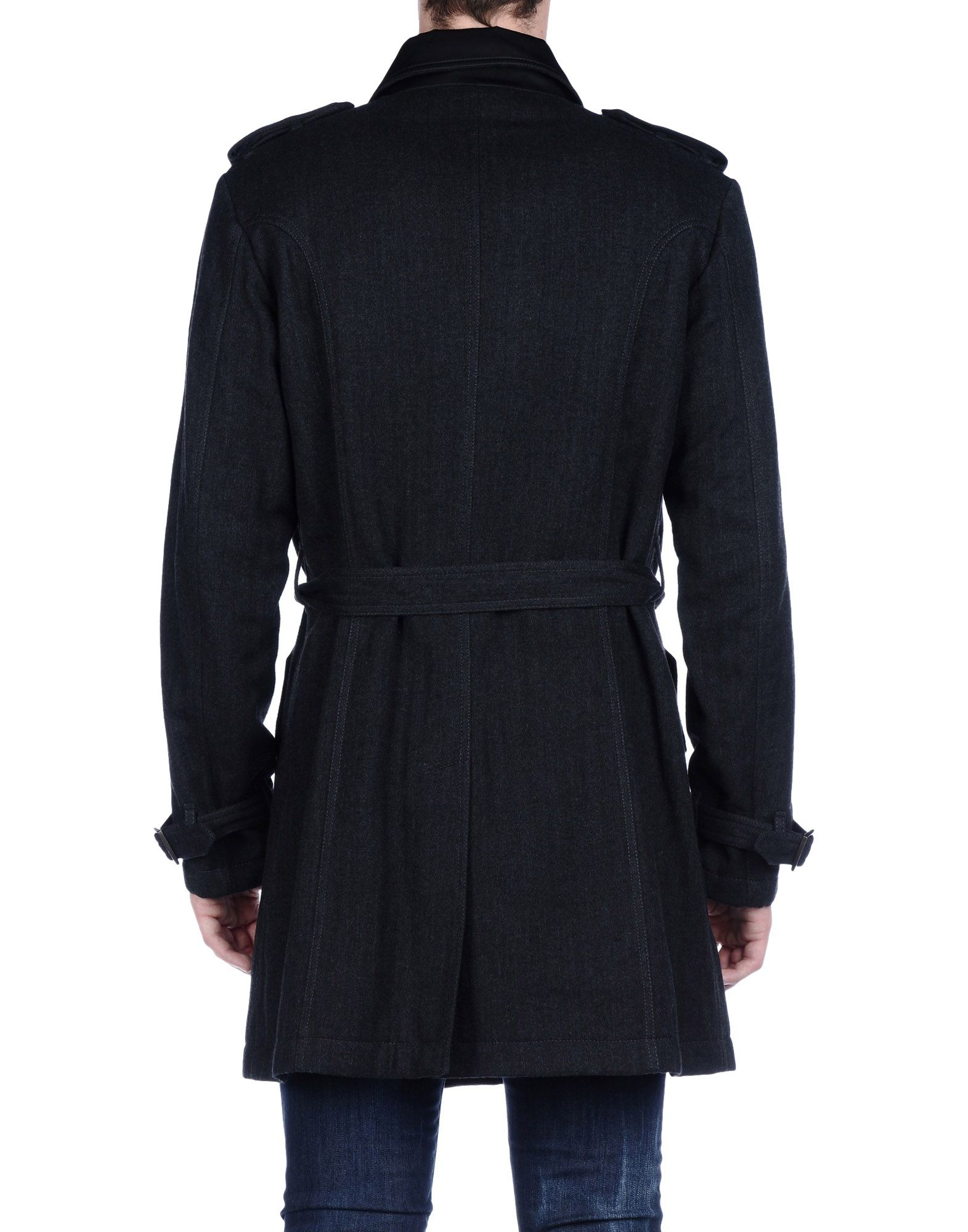 Lyst - Class Roberto Cavalli Coat in Black for Men