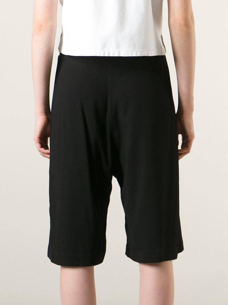 Lyst - Lost & Found Drawstring Loose Fit Shorts in Black