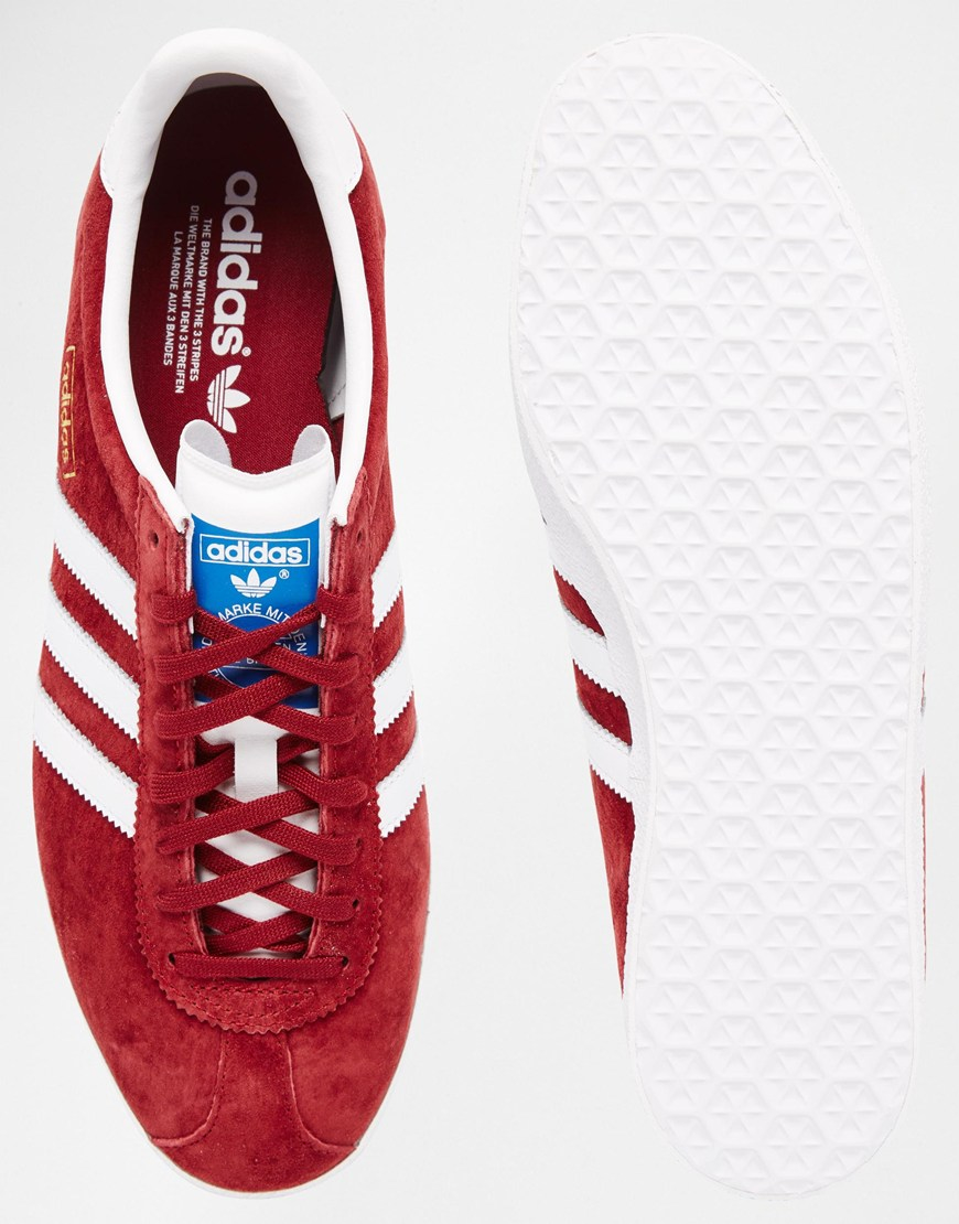 men's adidas red gazelle og trainers men's adidas red gazelle og trainers