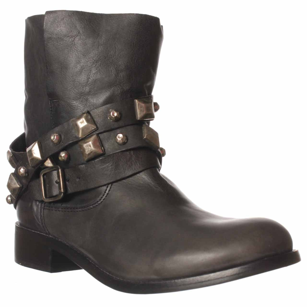 steve madden black moto boots