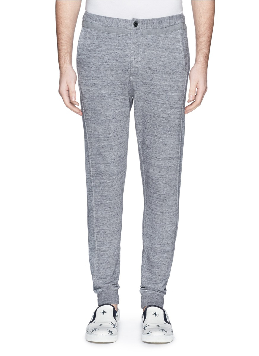 Lyst - Paul Smith Cotton French Terry Track Pants in Gray for Men