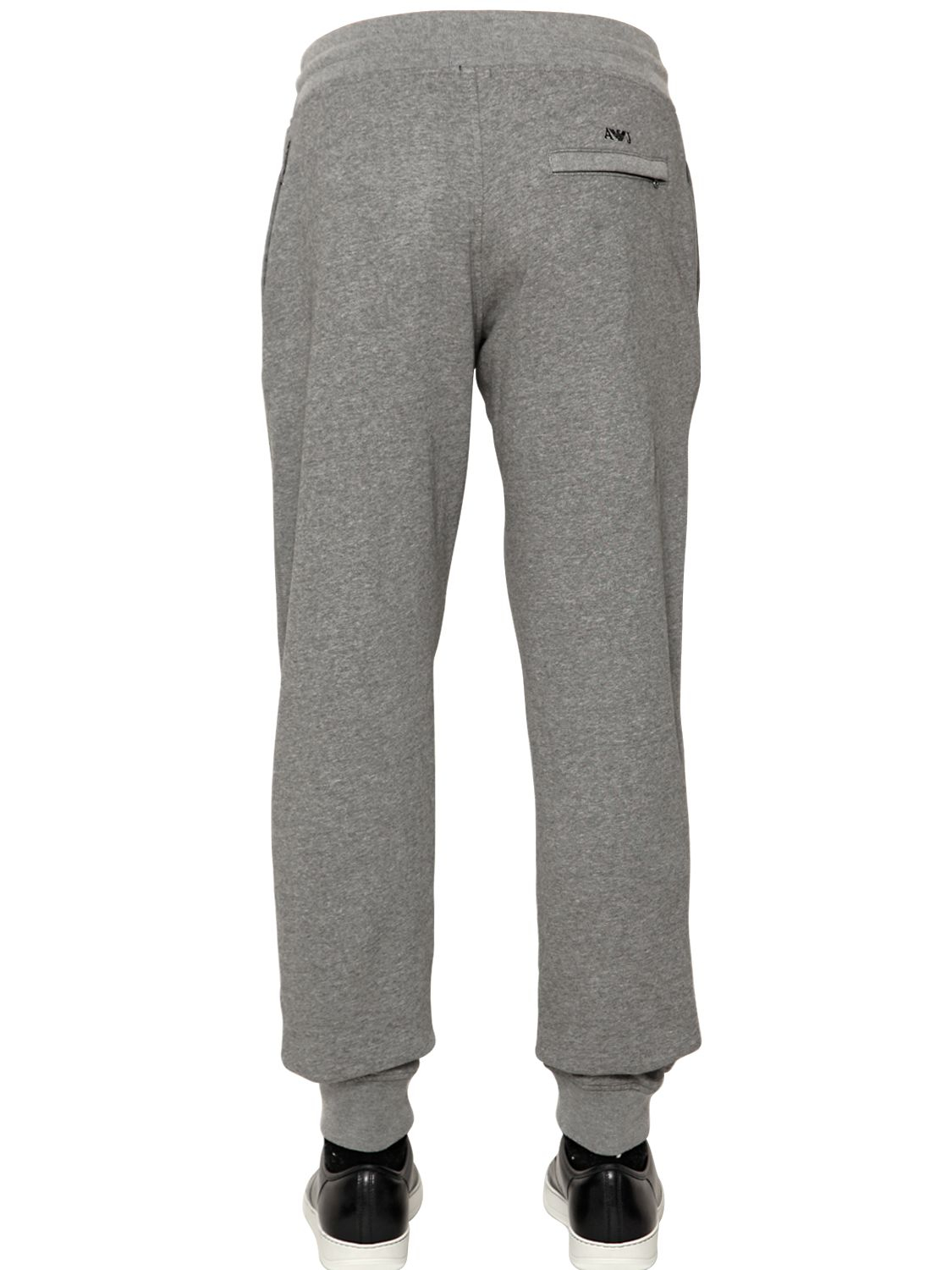 mens armani jogging bottoms