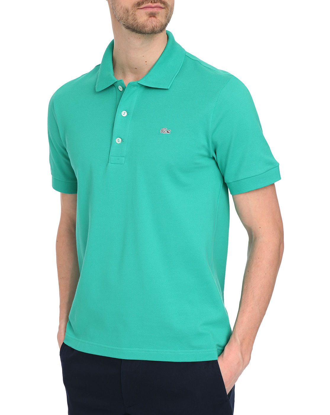 Lacoste Lime Green Slim-Fit Ss Polo Shirt in Green for Men | Lyst