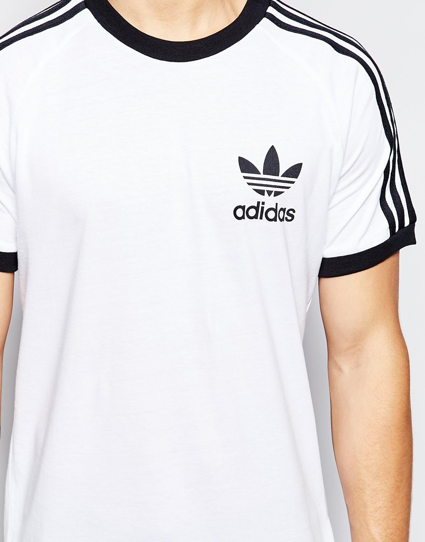 ladies white adidas t shirt