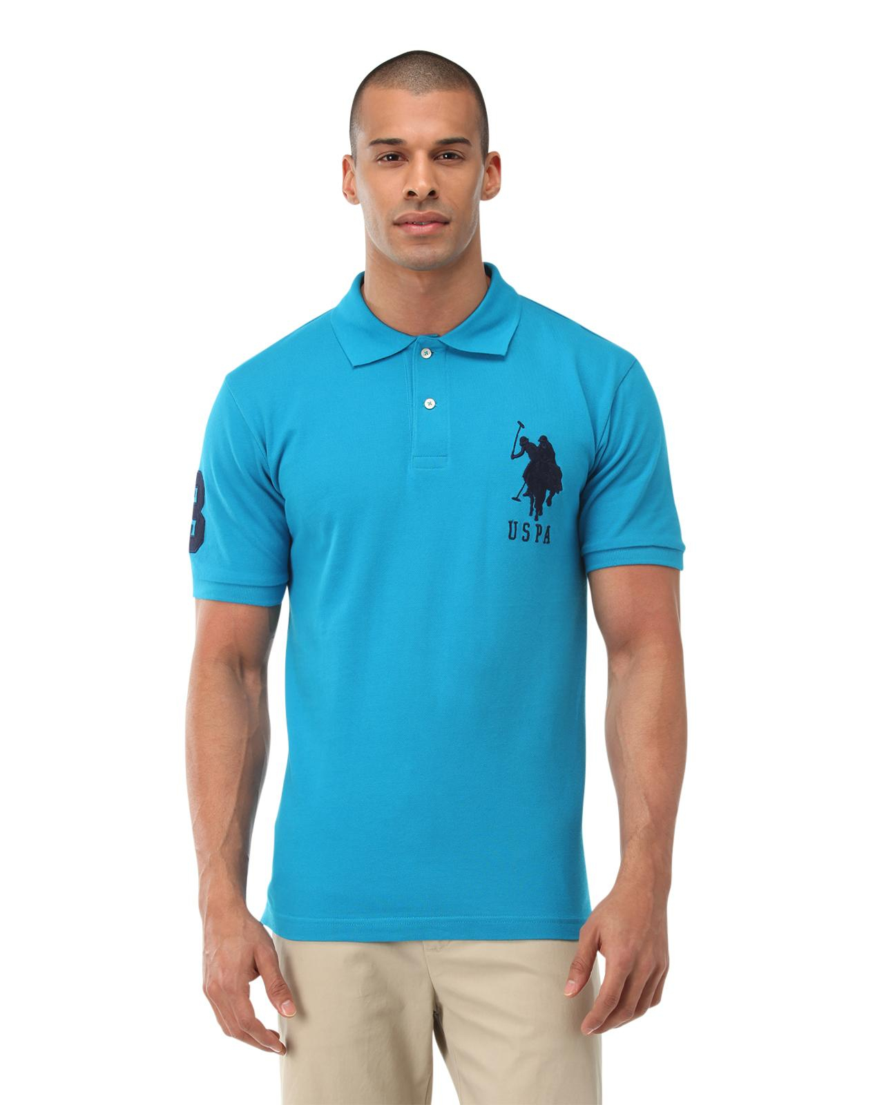 Lyst U.S. Polo Assn. Big Logo Polo Shirt in Blue for Men