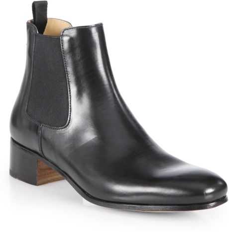 Prada Leather Chelsea Boots in Black for Men (NERO-BLACK) | Lyst