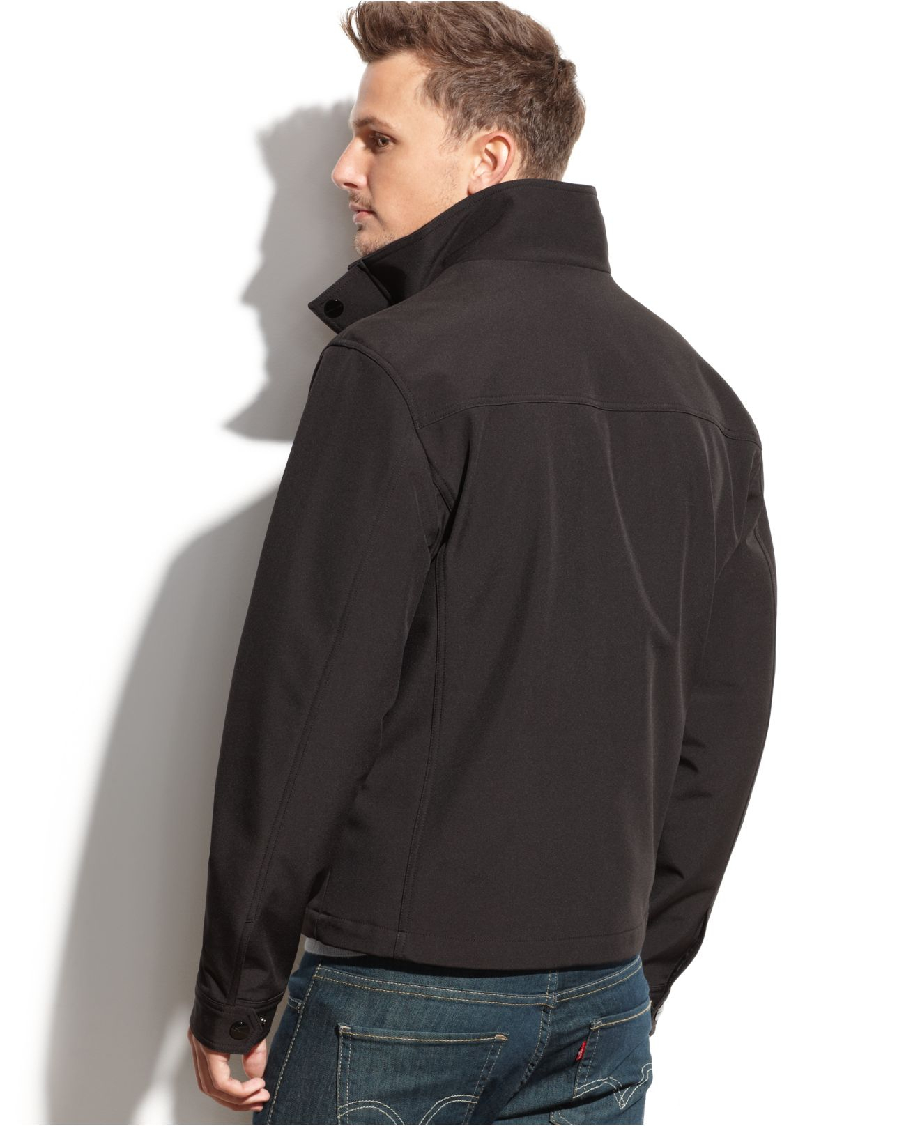 Lyst Michael Kors Michael Big And Tall Greenwood FauxLeatherTrim