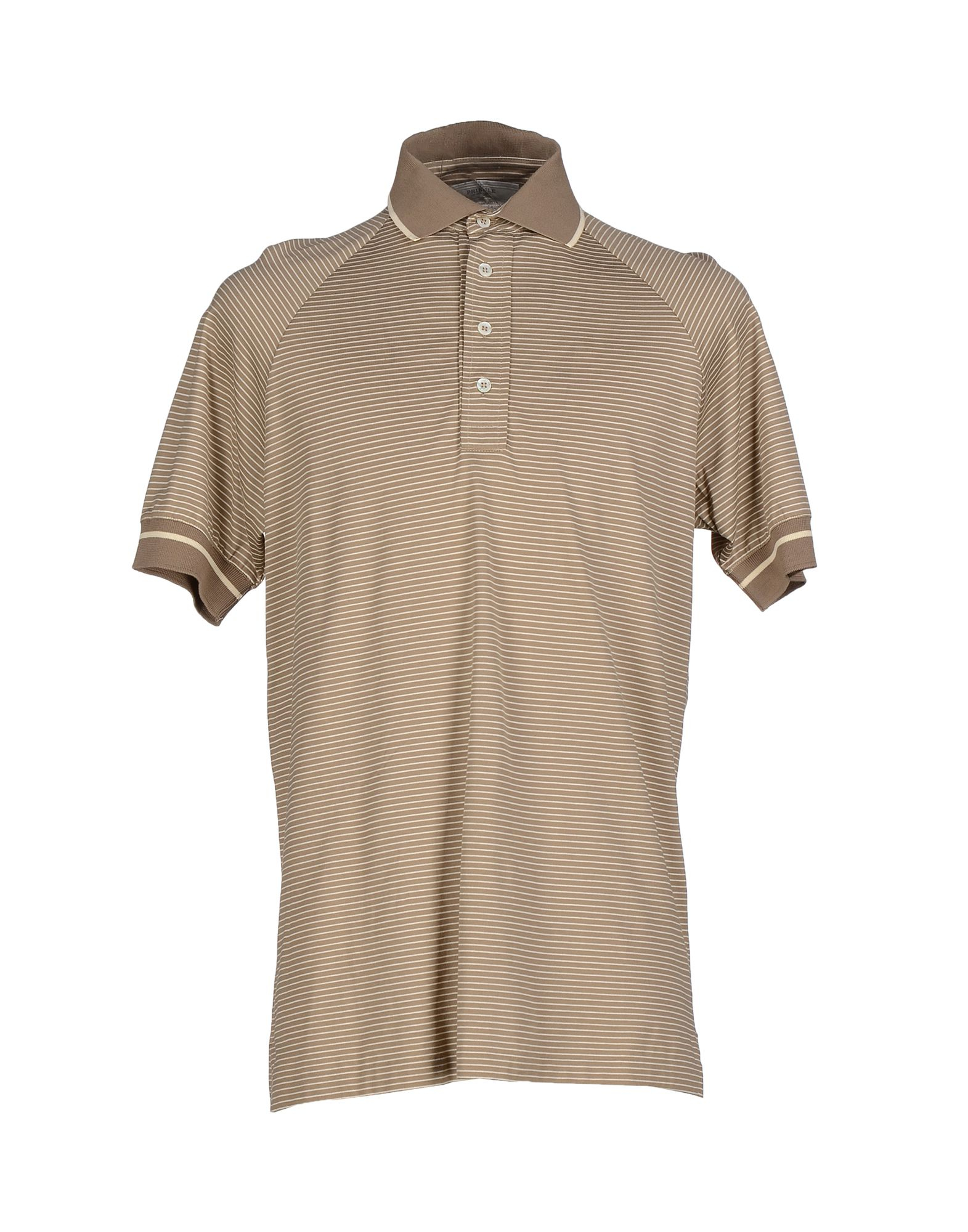 Lyst - Pringle Of Scotland Polo Shirt in Natural for Men