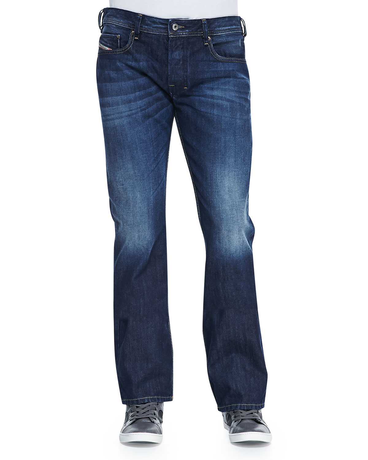 Lyst - Diesel Zatiny Key Indigo Jeans in Blue for Men