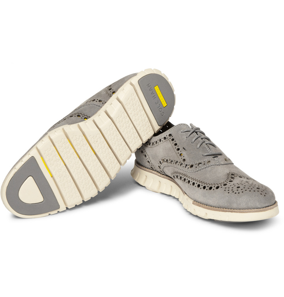 cole haan grey and yellow