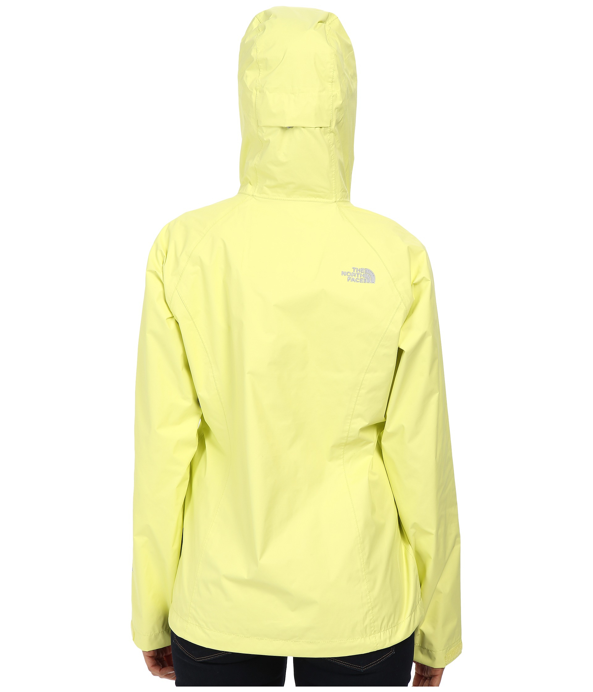 north face yellow venture jacket