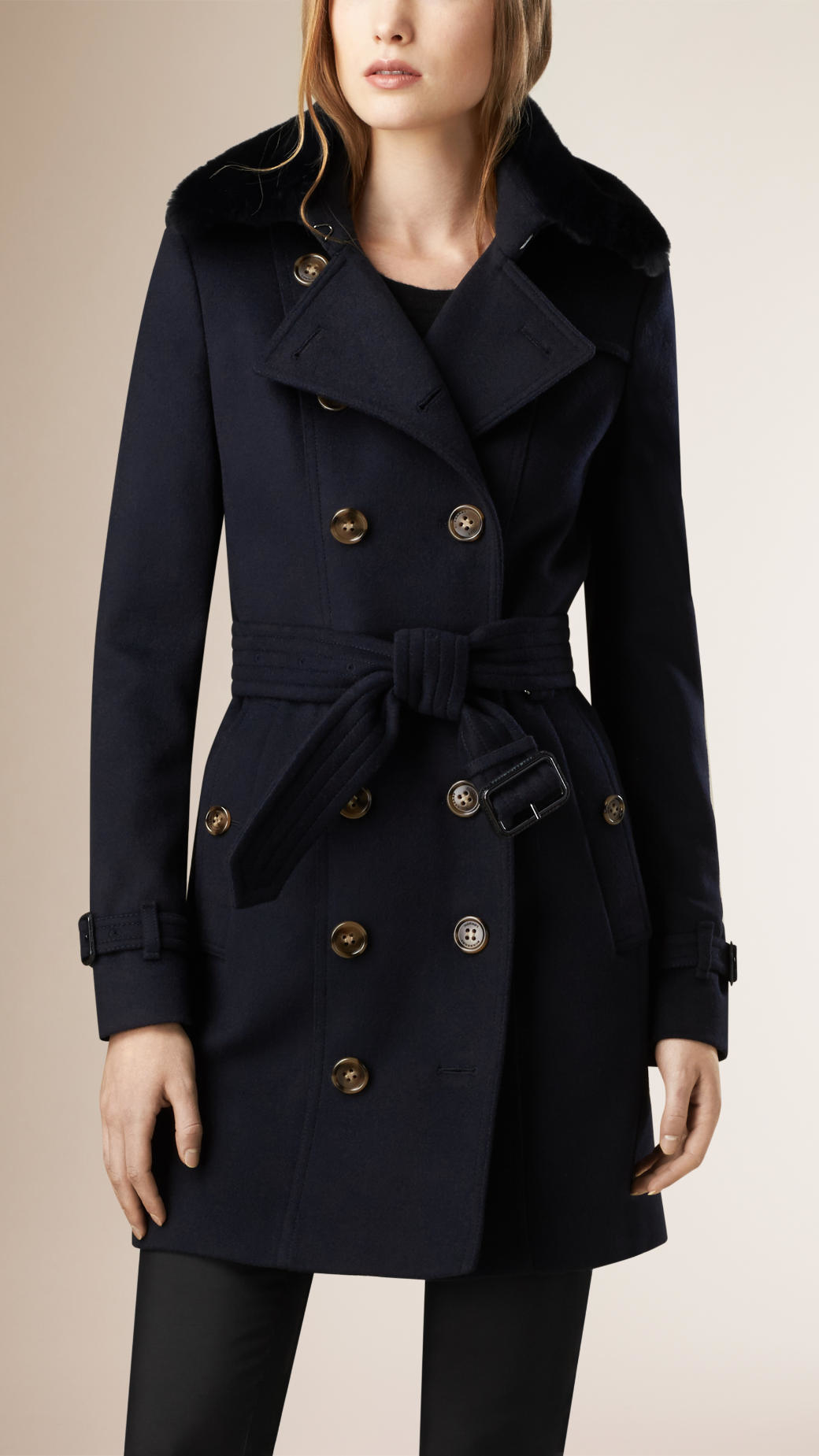 Women S Coats Jackets Burberry Burberry Maythorne Mulberry Silk Trench