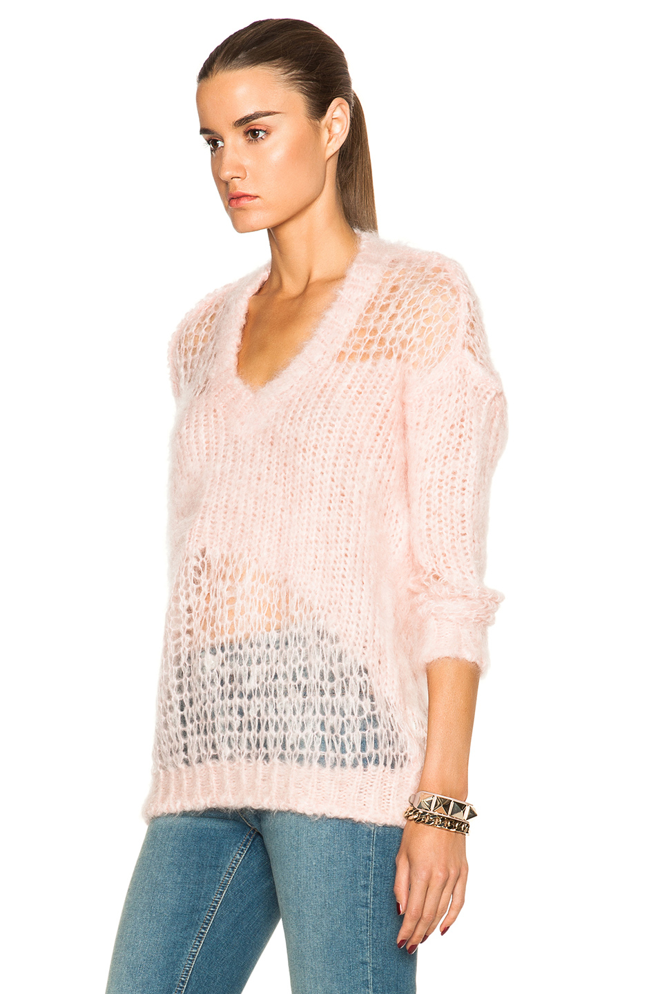 Lyst - Acne Studios Manual Heavy Mohair Sweater in Pink