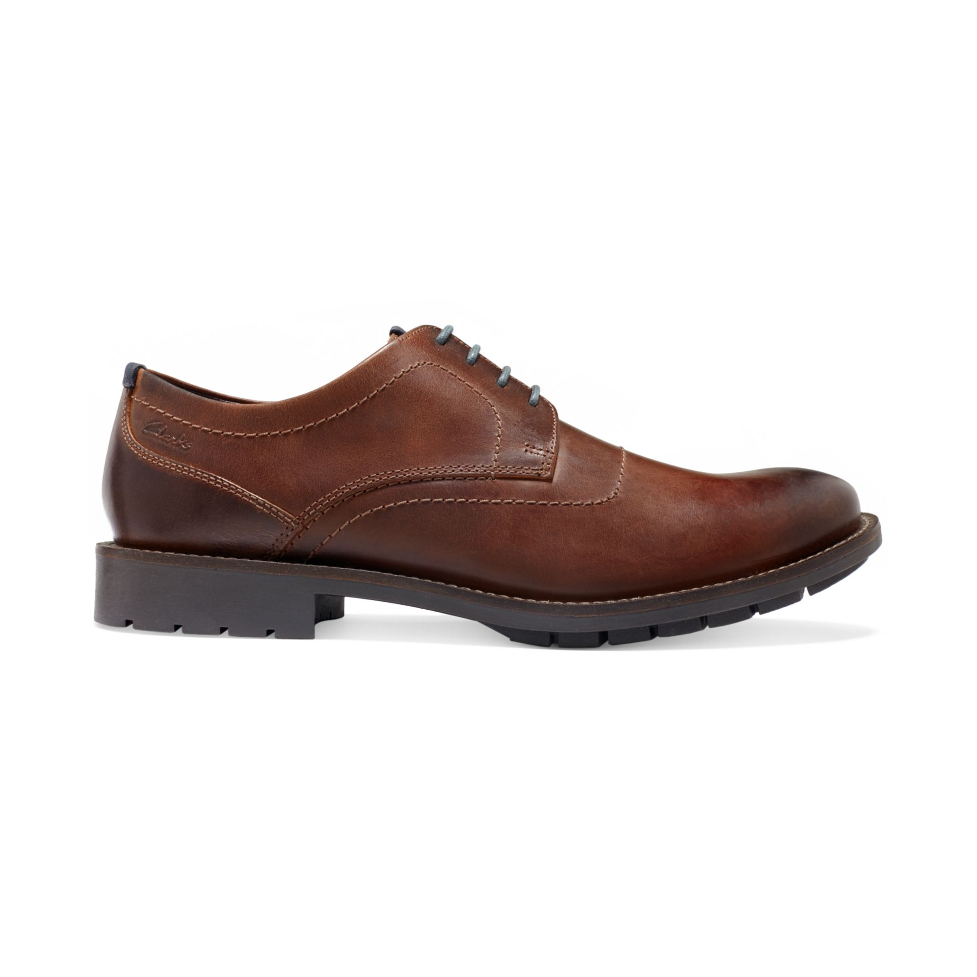 clarks brown oxford