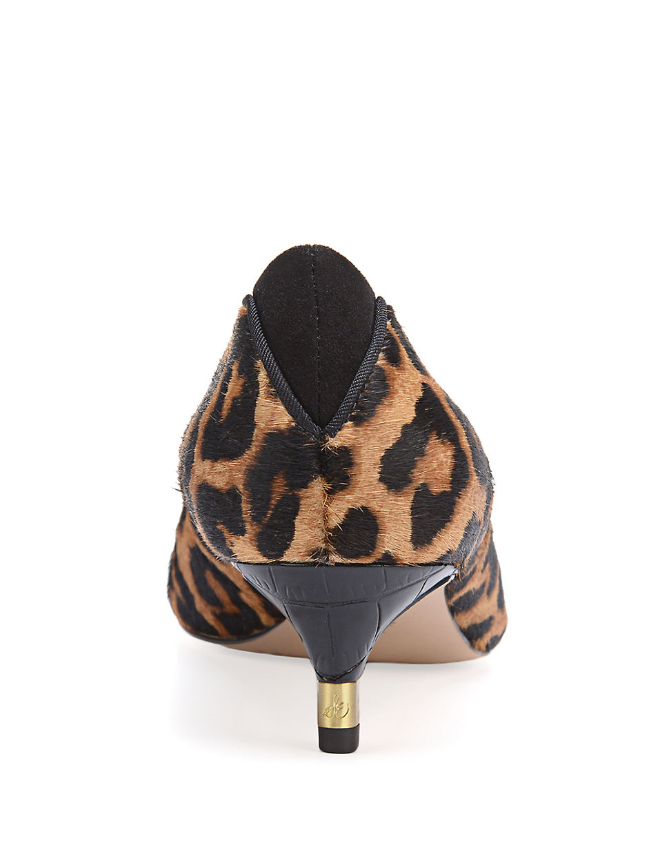 Lyst - Sam Edelman Laura Leopard-print Brahman Hair Kitten ...