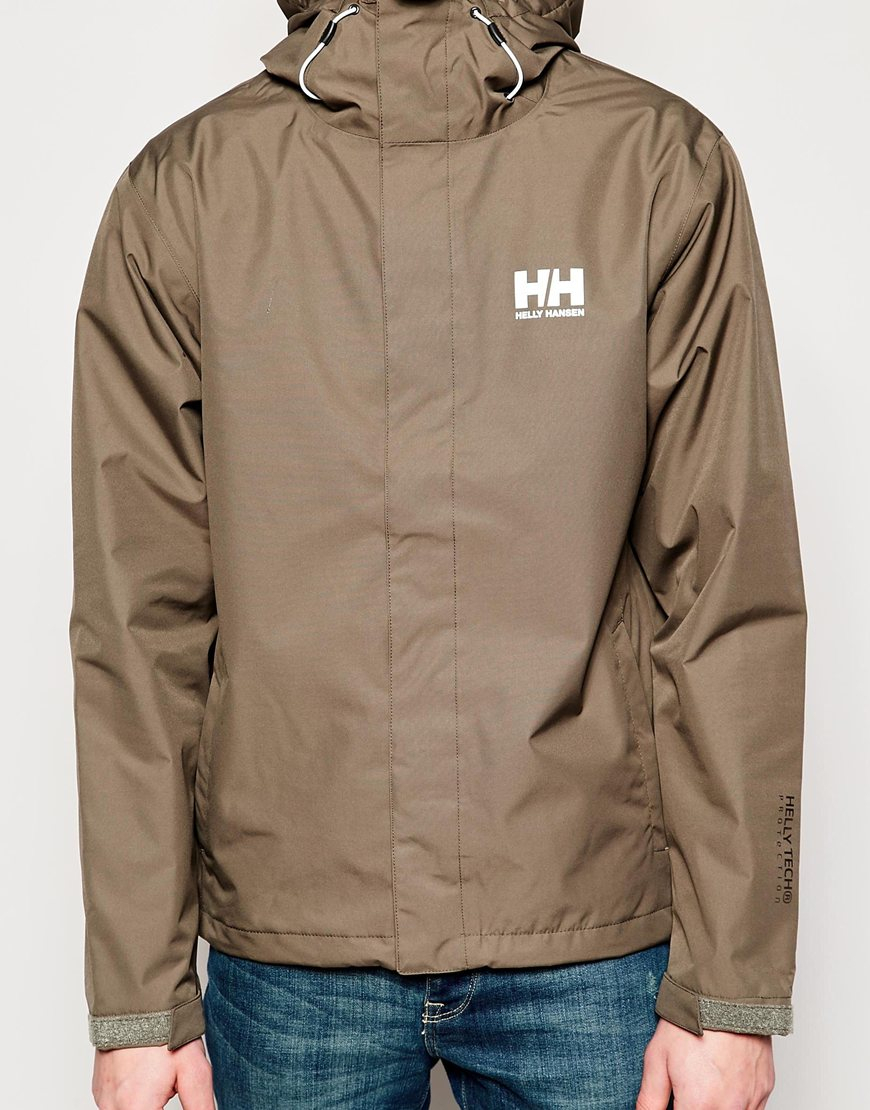 Helly Hansen Seven J Rain Jacket in Green for Men Lyst