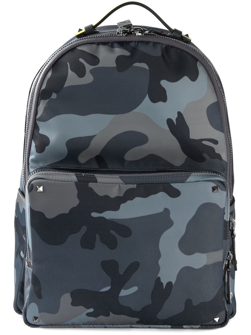 Lyst - Valentino Camouflage Backpack in Gray for Men