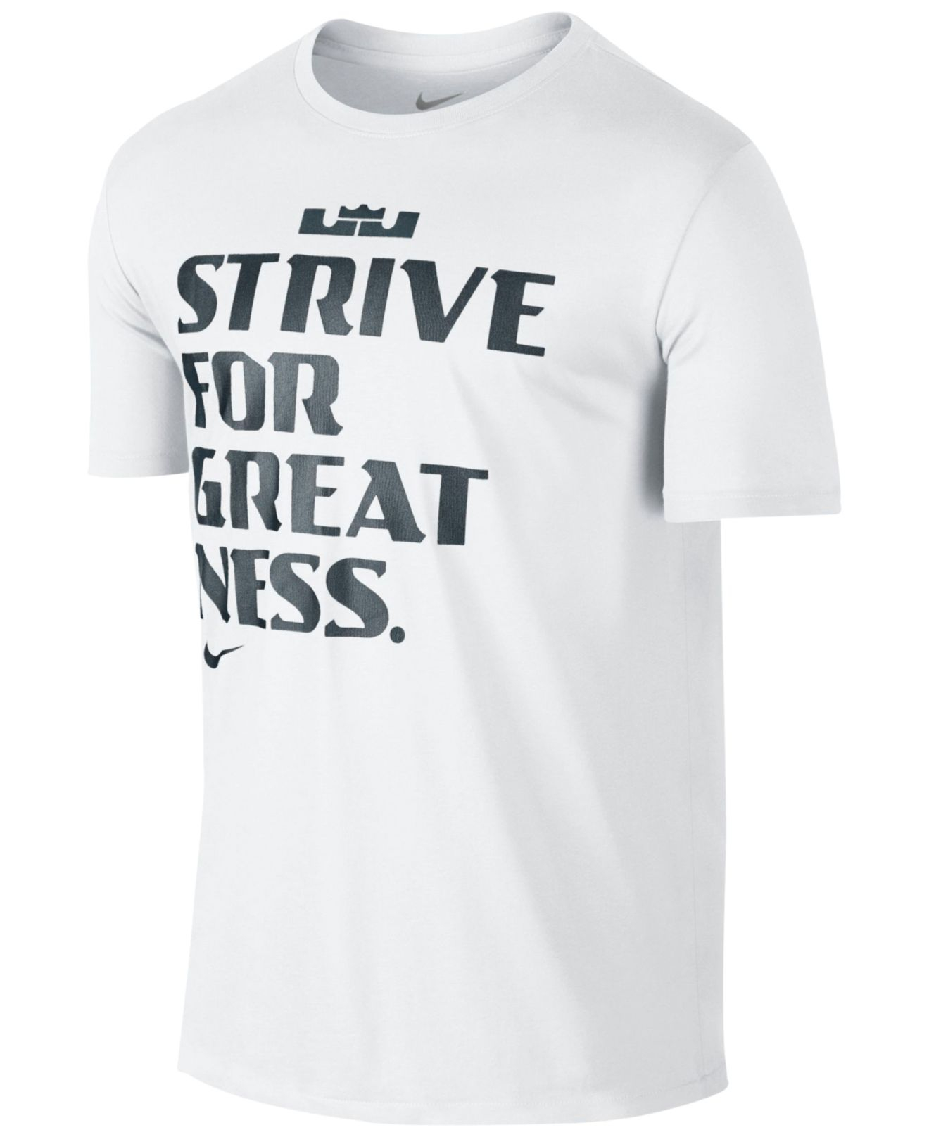 Nike Cotton Men's Lebron Graphic Dri-fit T-shirt in White for Men - Lyst