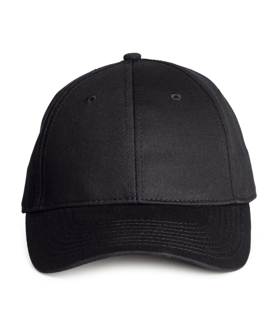 Lyst - H&M Cotton Cap in Black for Men