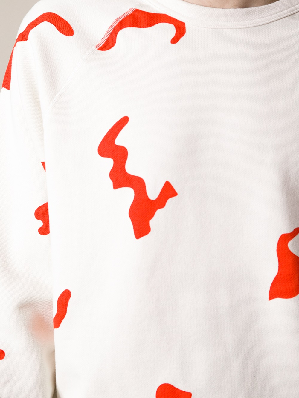acne studios logo print sweatshirt
