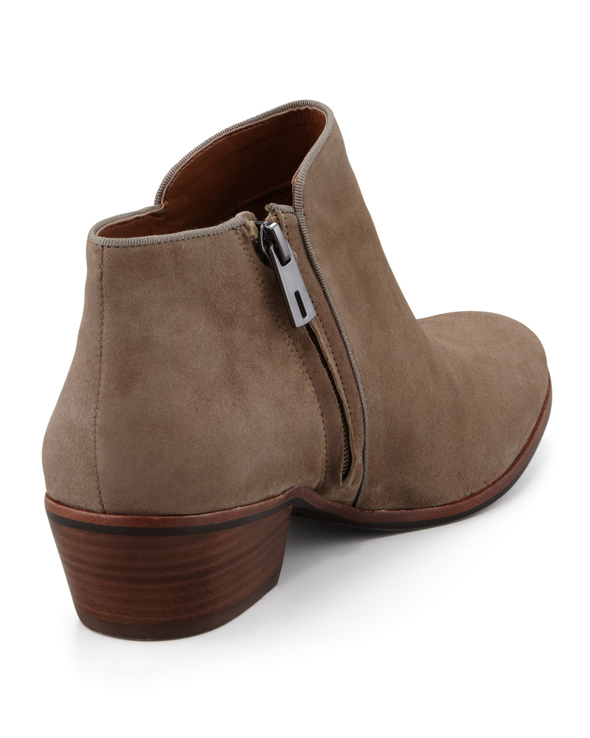 Lyst - Sam Edelman Petty Suede Ankle Boot Tan in Brown