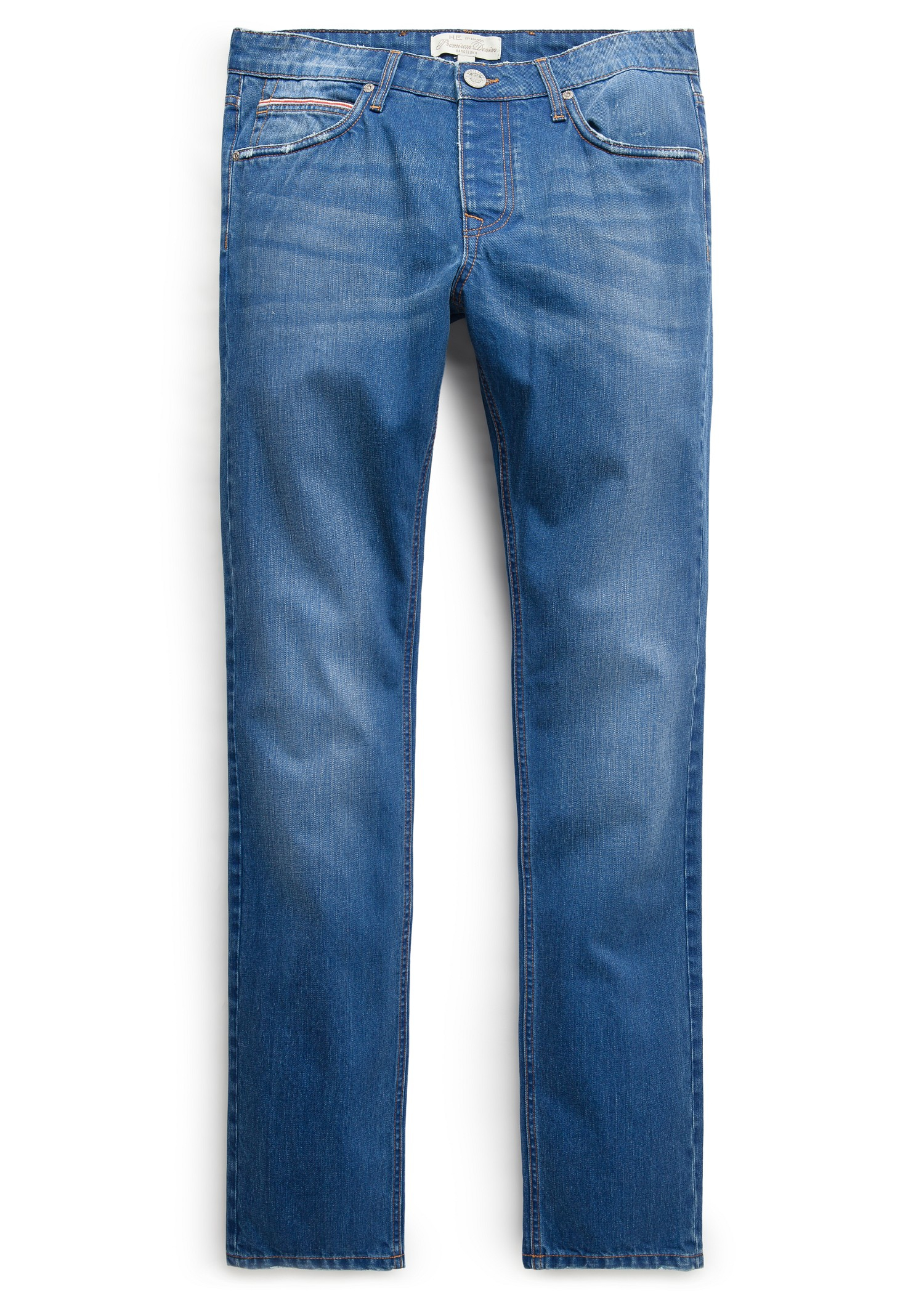 Mango Slim Fit Ink Color Steve Jeans in Blue for Men (Ink) | Lyst