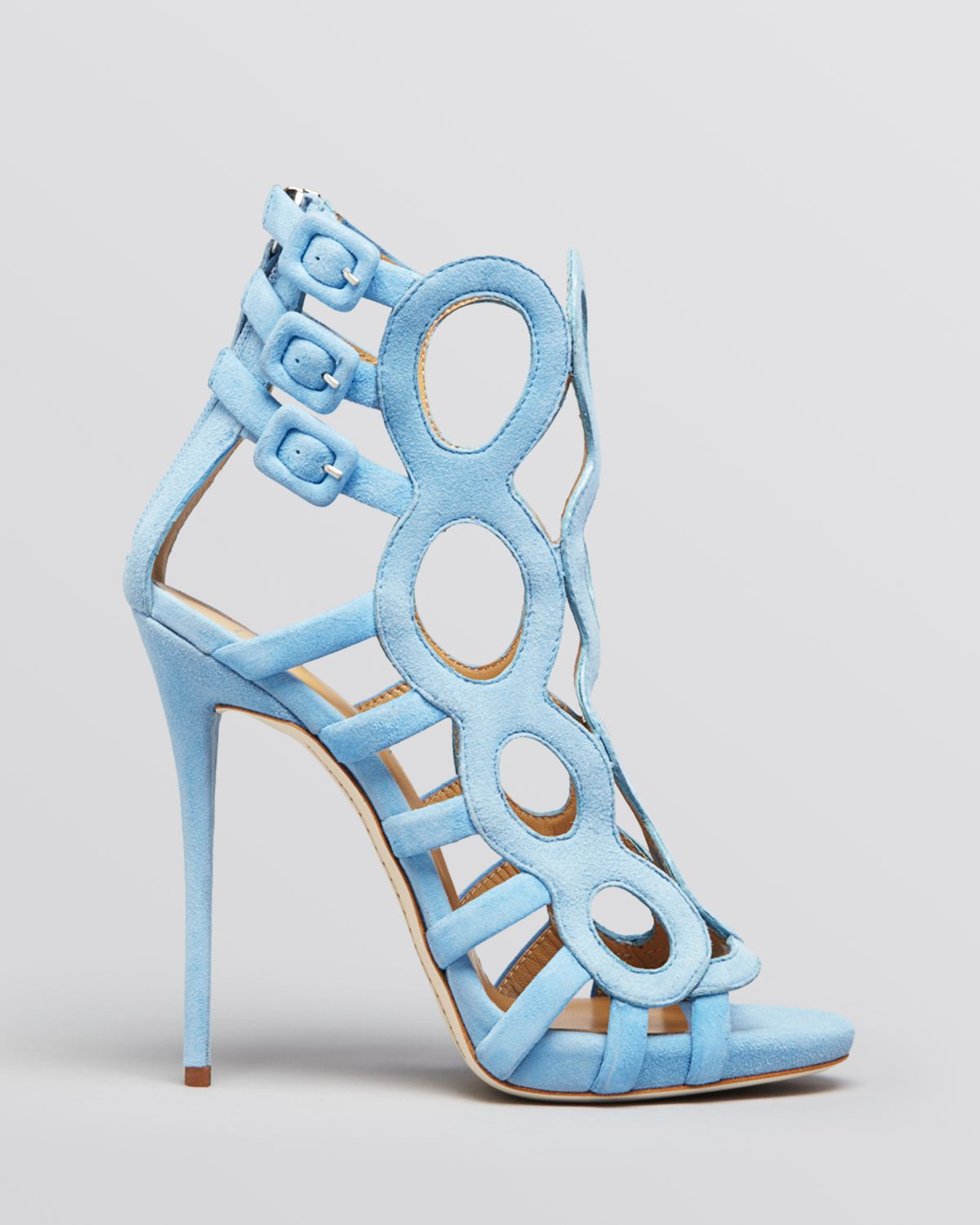 Giuseppe Zanotti Platform Sandals Cam Cutout High Heel in Blue (Light ...