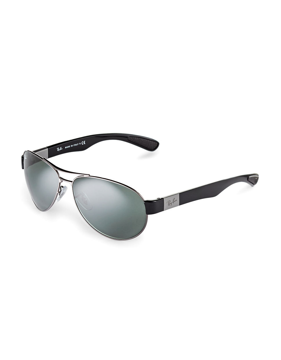 Lyst Ray Ban Pilot Aviator Sunglasses In Metallic For Men