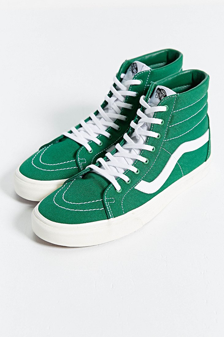 vans sk8 hi mint green