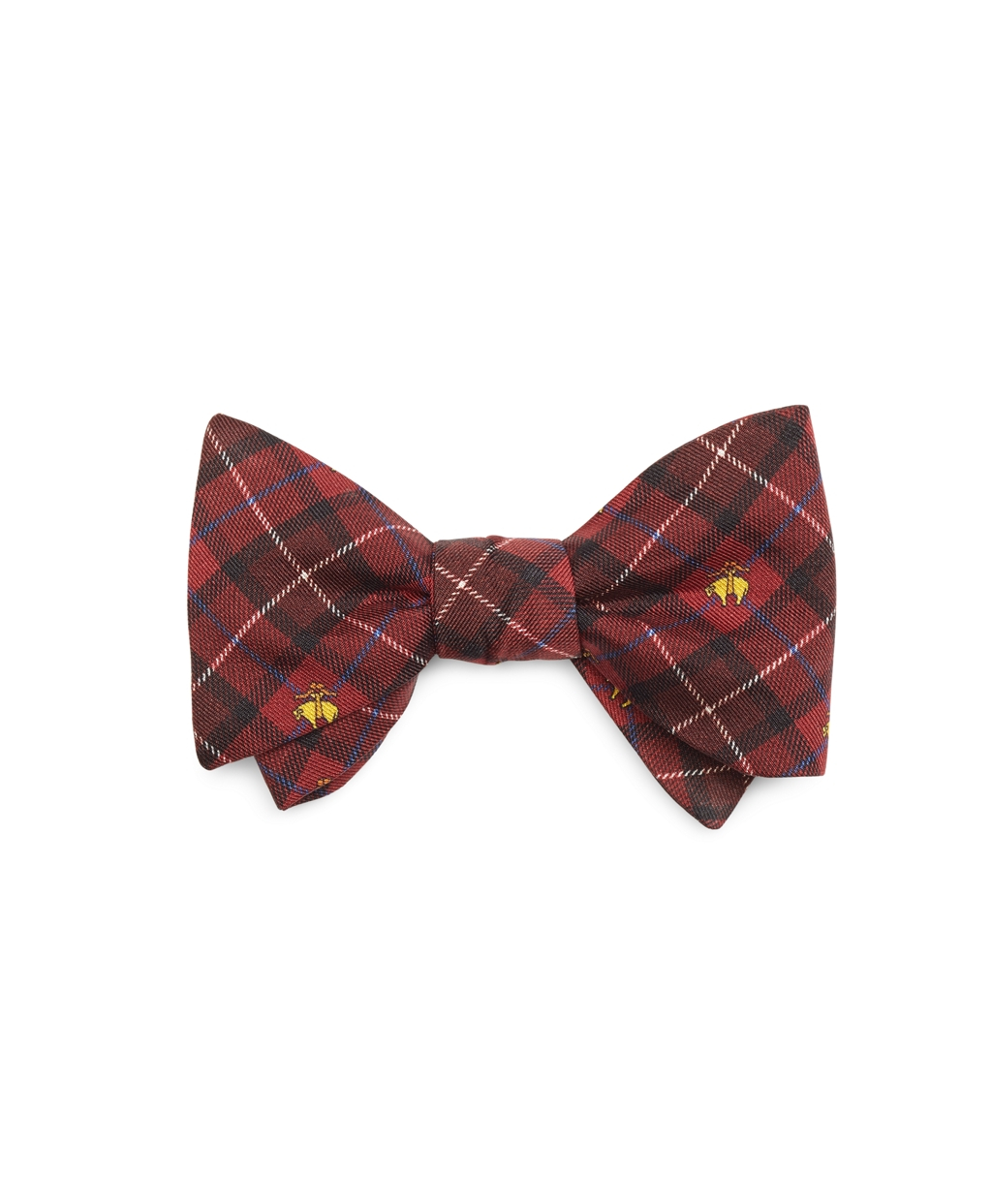 Lyst Brooks brothers Holiday Plaid Print Bow Tie in Red for Men