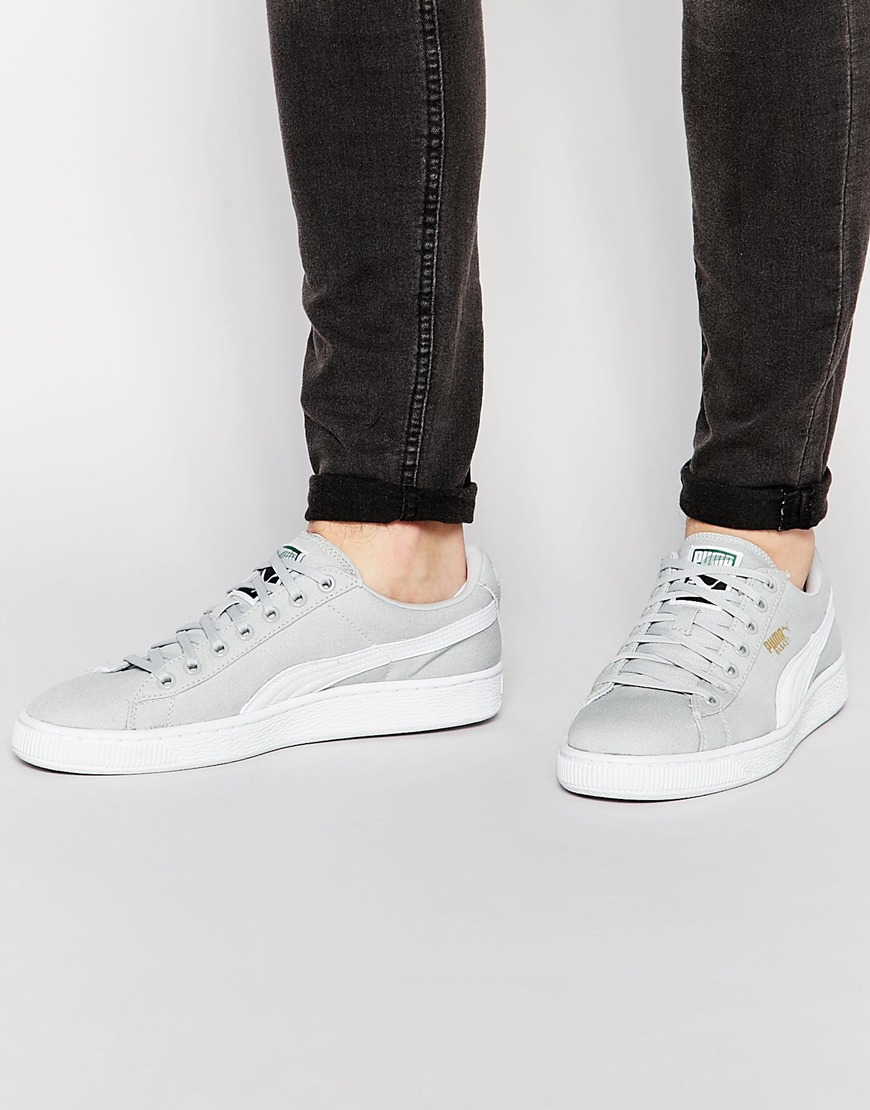 puma basket brights yoyo classic grey