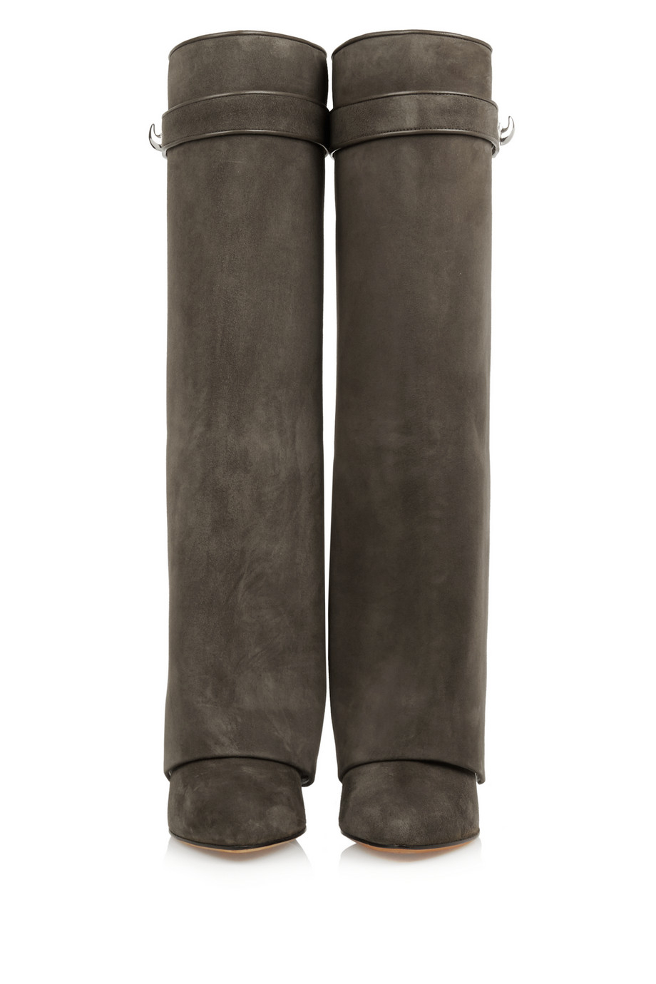 givenchy shark lock boots suede